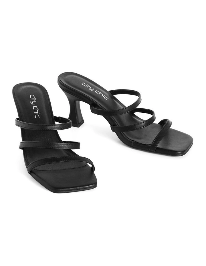 Wide Fit Tiana Heel in Black image 5