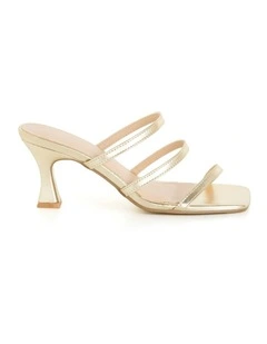 Wide Fit Tiana Heel in Gold