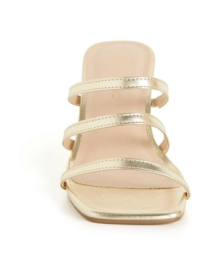 Wide Fit Tiana Heel in Gold image 4