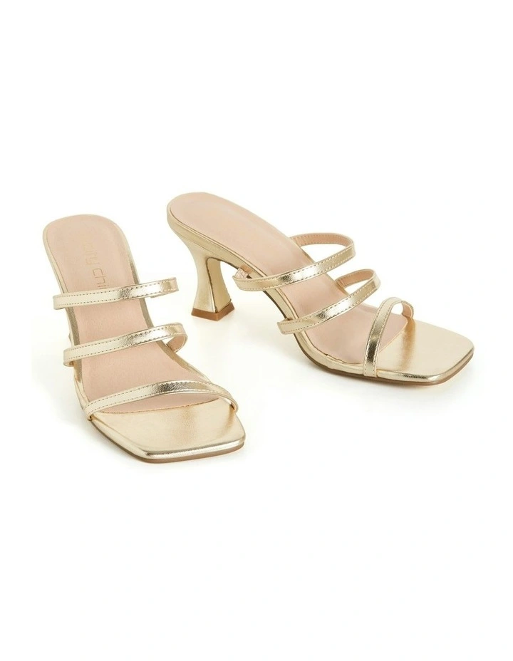 Wide Fit Tiana Heel in Gold image 5