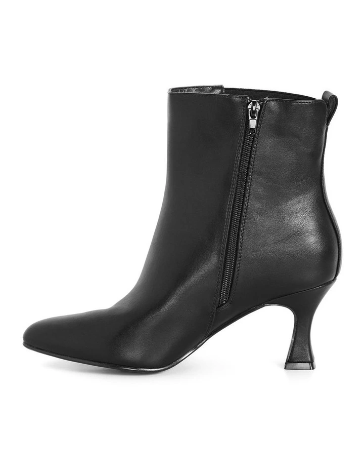 Wide Fit Maya Ankle Boot in Black image 3