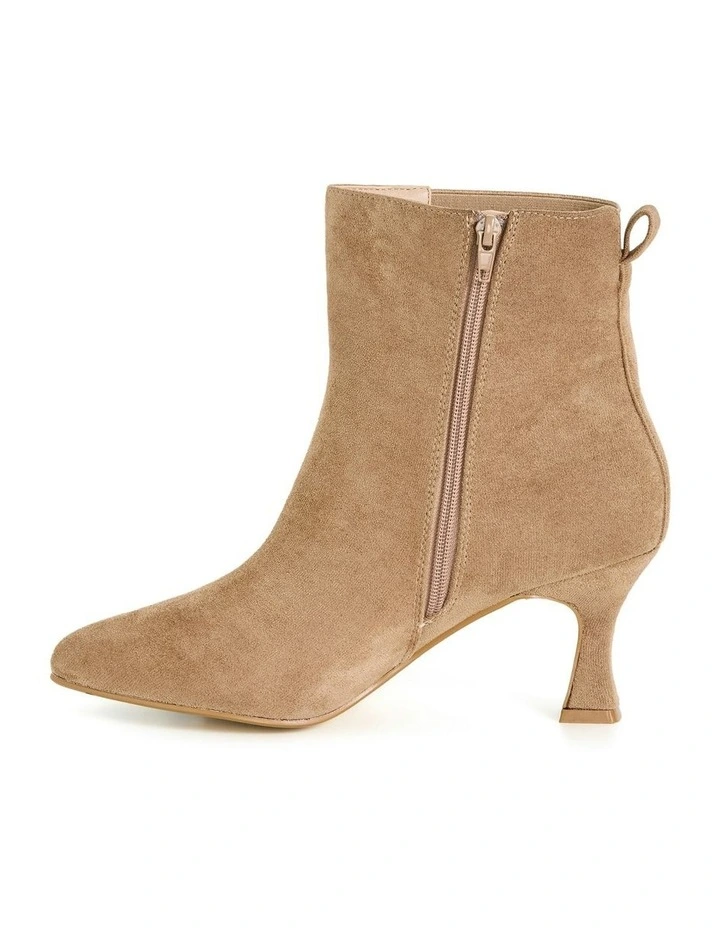 Wide Fit Maya Ankle Boot in Neutral image 3