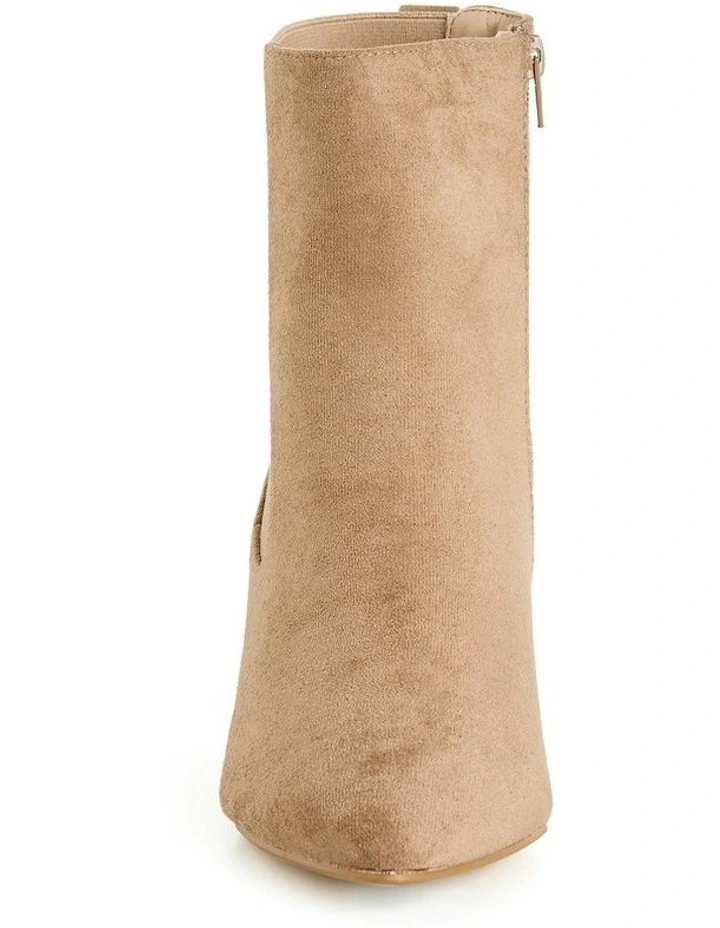 Wide Fit Maya Ankle Boot in Neutral image 4