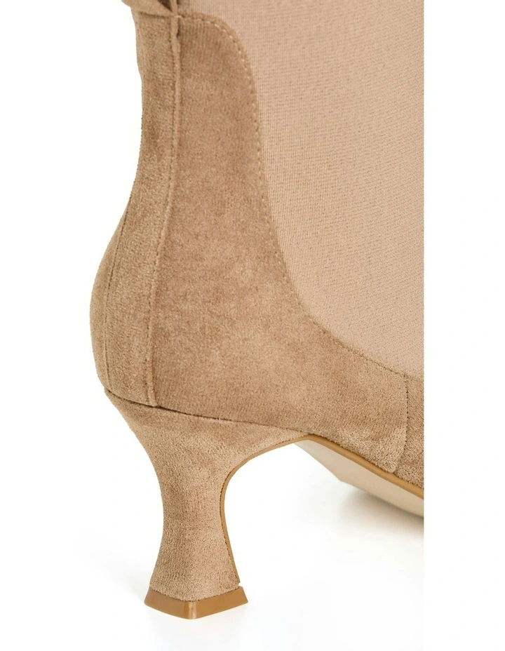 Wide Fit Maya Ankle Boot in Neutral image 6