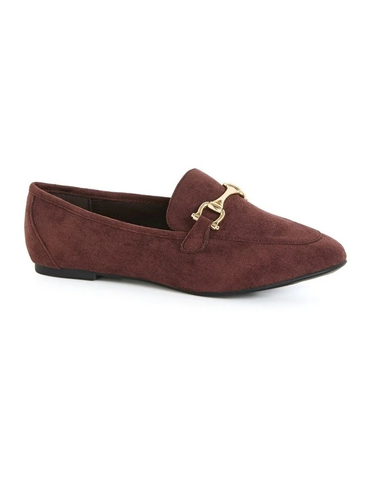 Wide Fit Lilia Loafer in Chocolate image 1