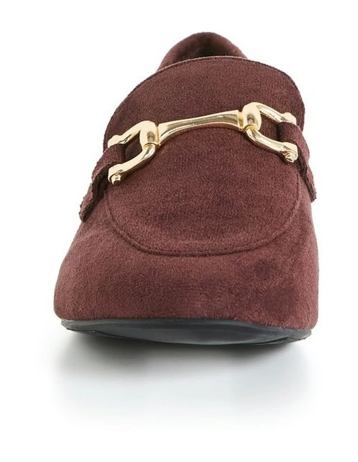 Wide Fit Lilia Loafer in Chocolate image 4