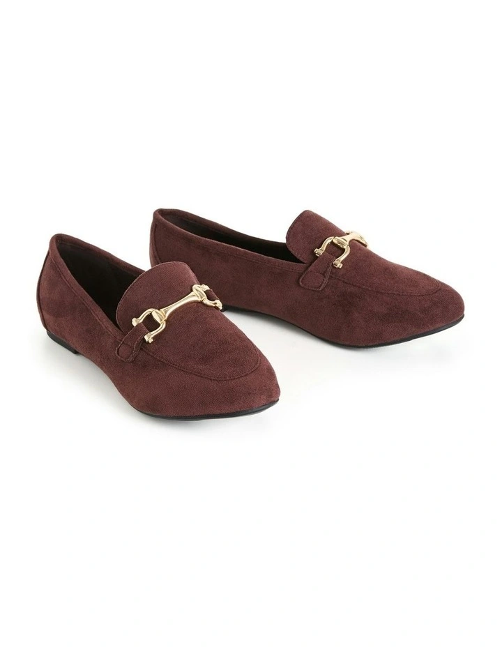 Wide Fit Lilia Loafer in Chocolate image 5
