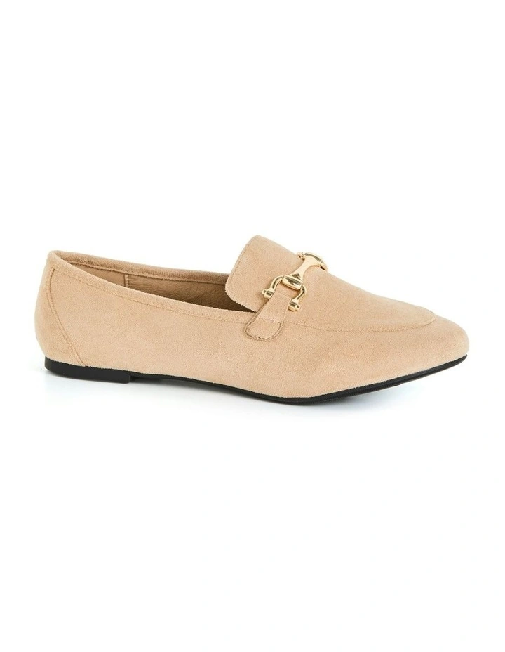 Wide Fit Lilia Loafer in Taupe image 1