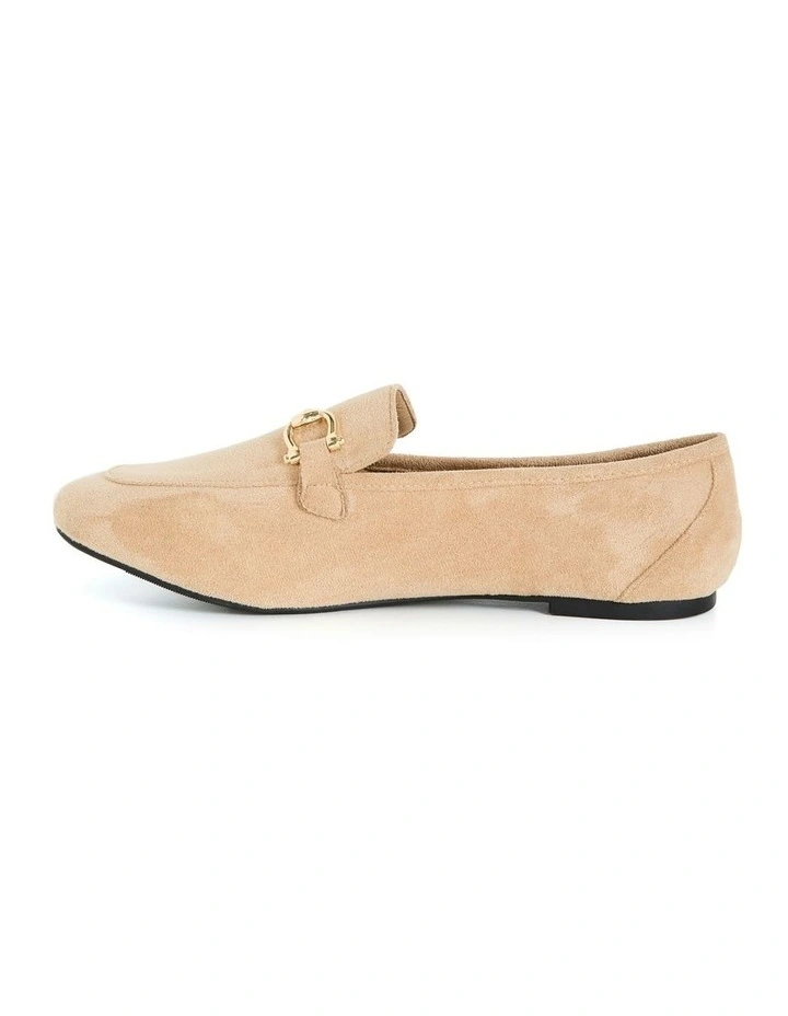 Wide Fit Lilia Loafer in Taupe image 3