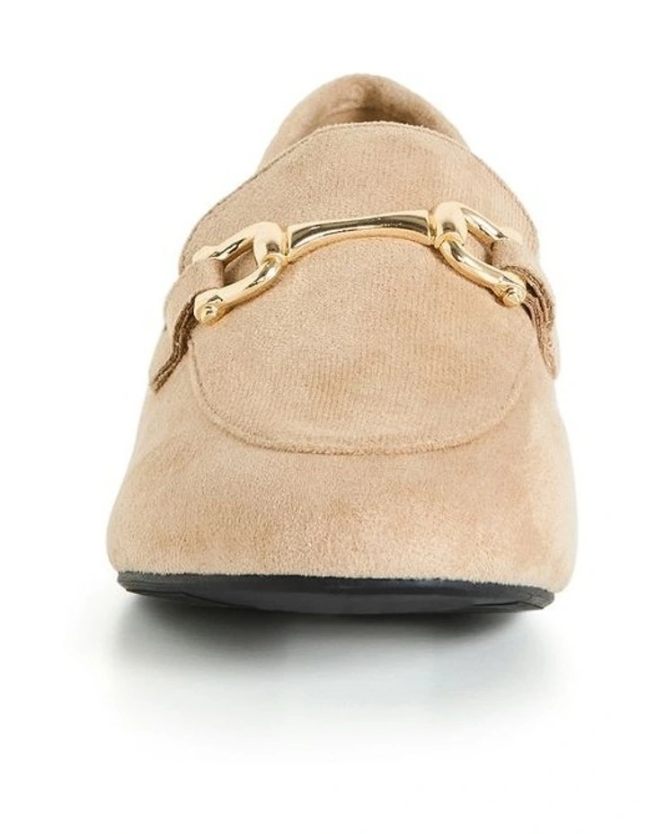 Wide Fit Lilia Loafer in Taupe image 4