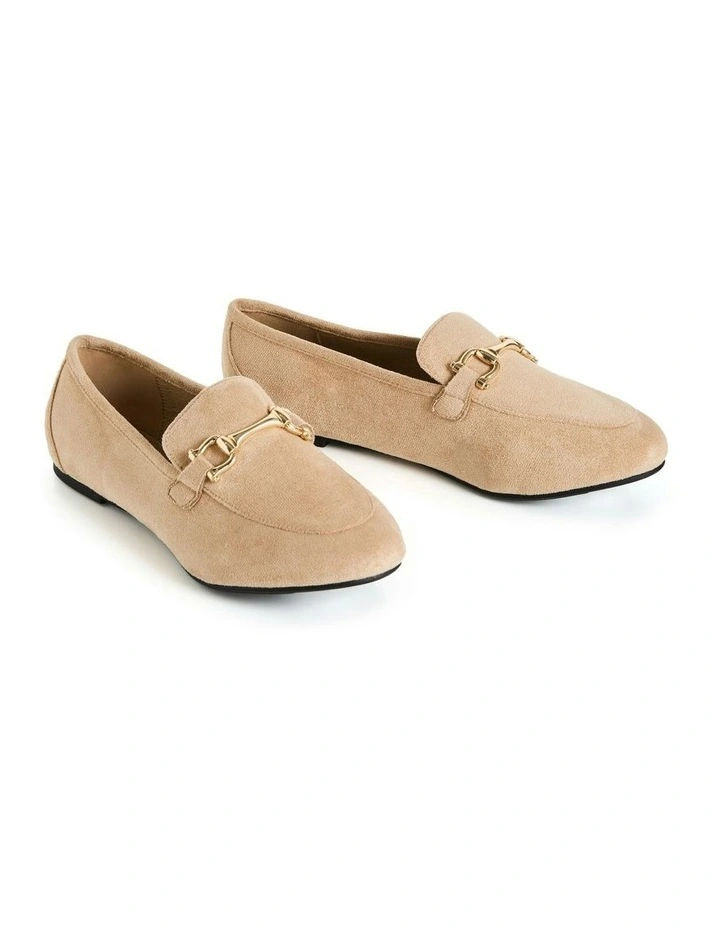 Wide Fit Lilia Loafer in Taupe image 5