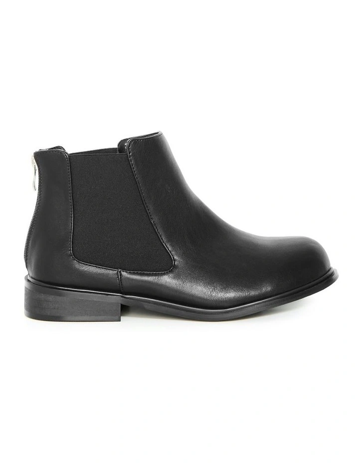 Wide Fit Meli Ankle Boot in Black image 1