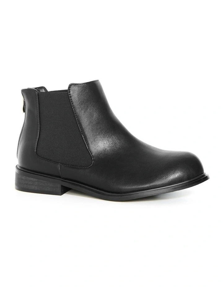 Wide Fit Meli Ankle Boot in Black image 2