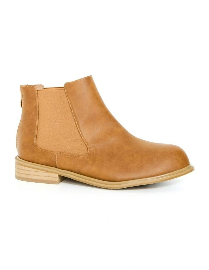 Wide Fit Meli Ankle Boot in Caramel image 2
