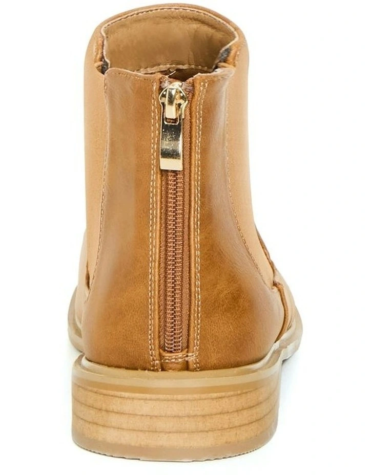 Wide Fit Meli Ankle Boot in Caramel image 3