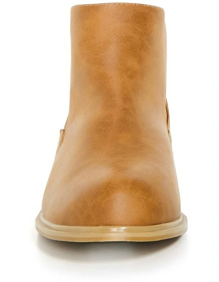 Wide Fit Meli Ankle Boot in Caramel image 5