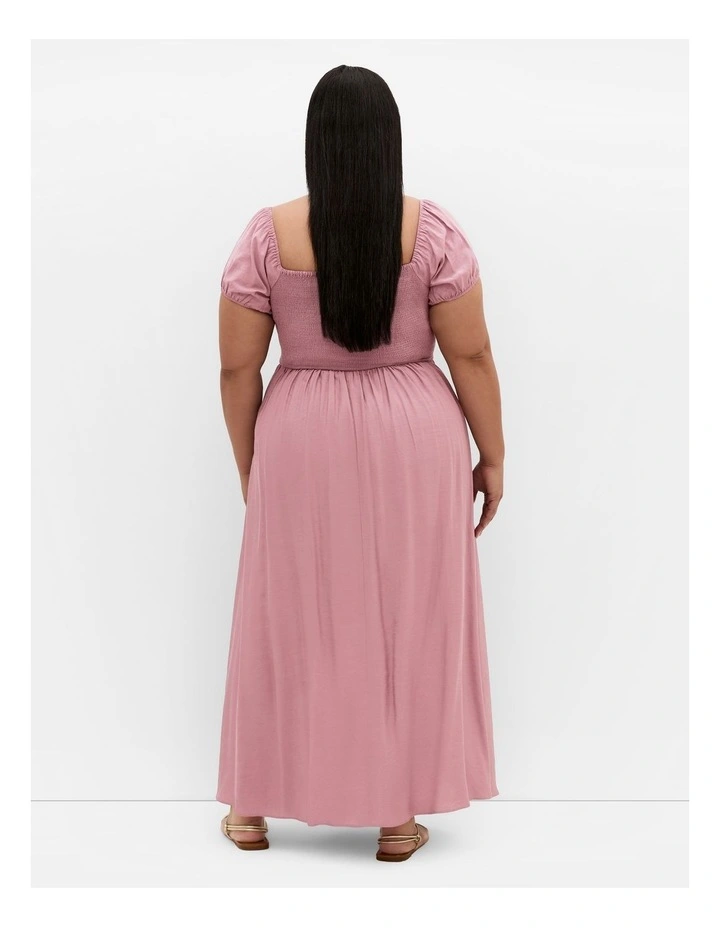 Abbigail Split Maxi Dress in Roseberry image 2