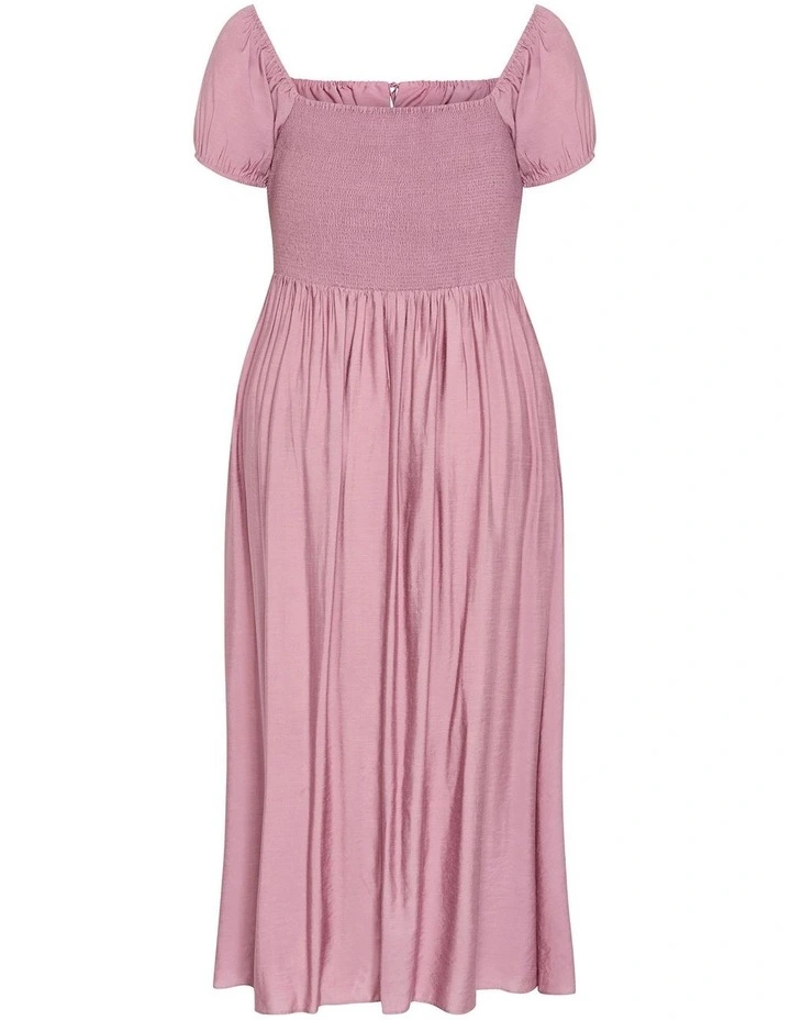 Abbigail Split Maxi Dress in Roseberry image 4