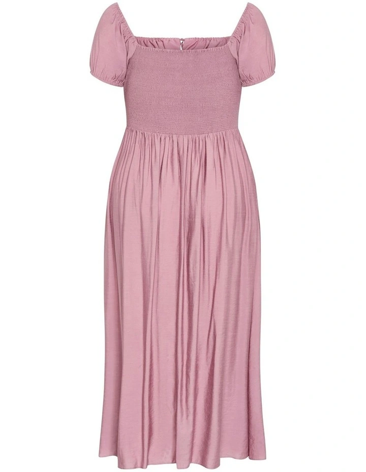 Abbigail Split Maxi Dress in Roseberry image 5