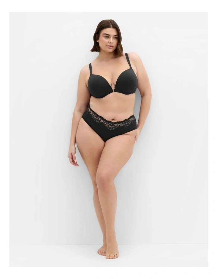 Smooth and Chic 3 Pack Micro Shorty in Black image 1