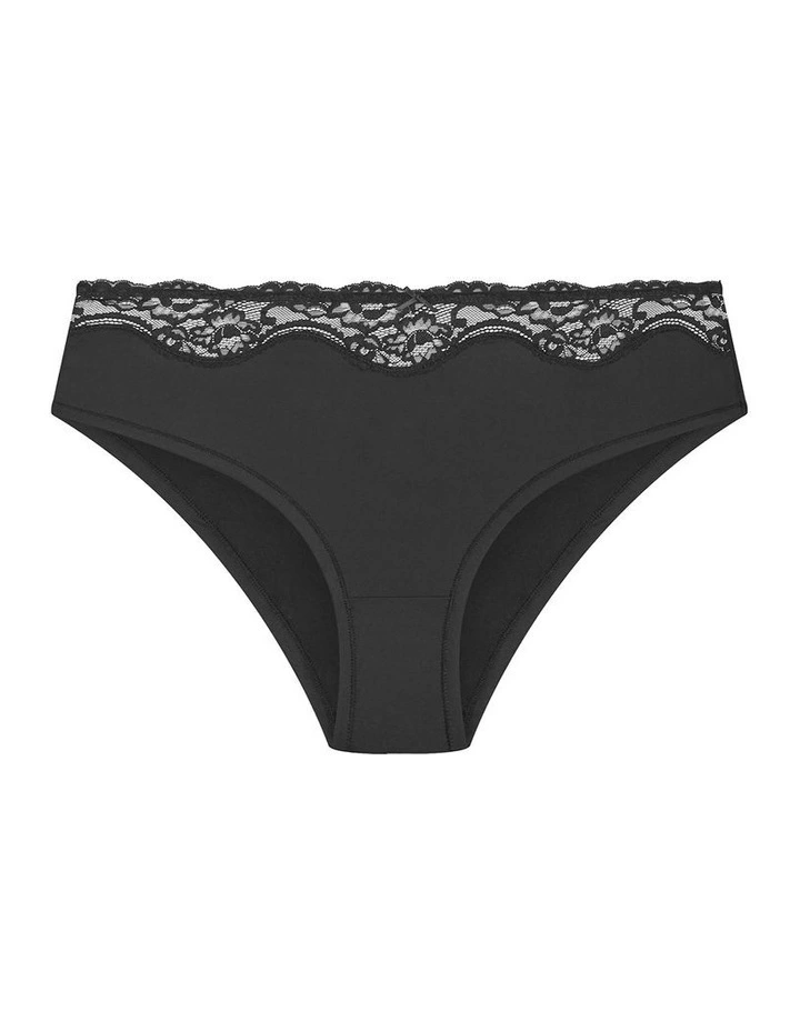 Smooth and Chic 3 Pack Micro Shorty in Black image 3