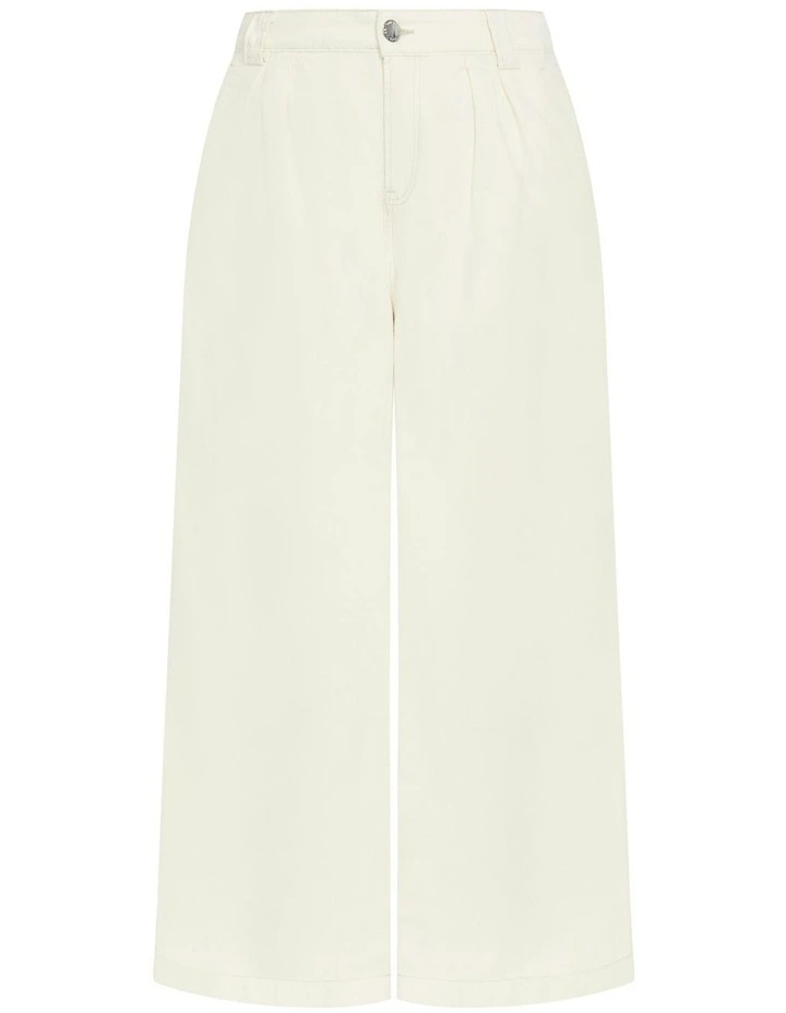 Harley Fit Harlow Wide Leg Jean in Butter image 5