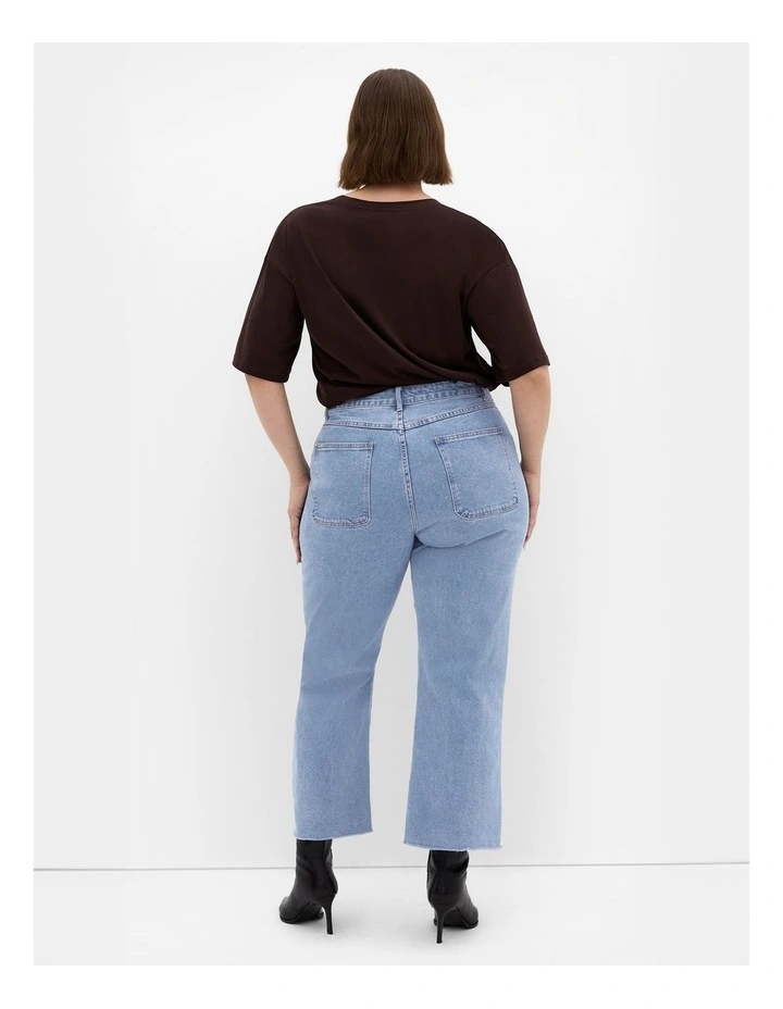 Harley Fit Ellie Wide Leg Jean in Blue image 2