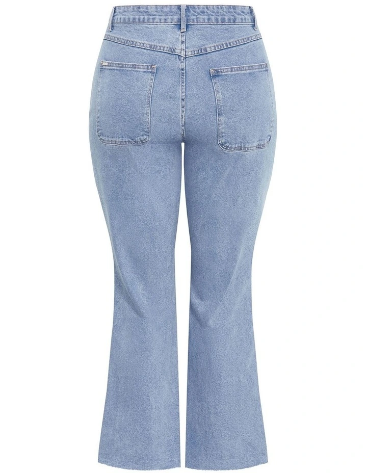 Harley Fit Ellie Wide Leg Jean in Blue image 4