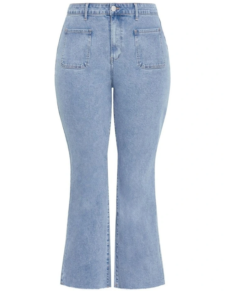 Harley Fit Ellie Wide Leg Jean in Blue image 5