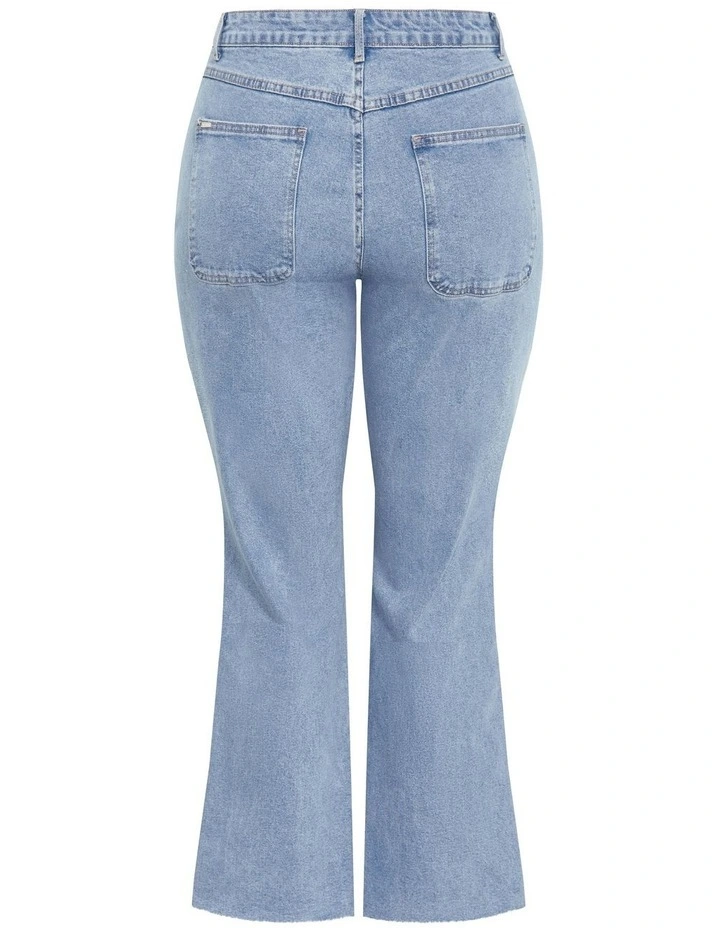 Harley Fit Ellie Wide Leg Jean in Blue image 6