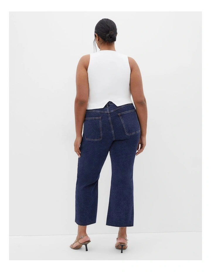Harley Fit Ellie Wide Leg Jean in Blue image 2