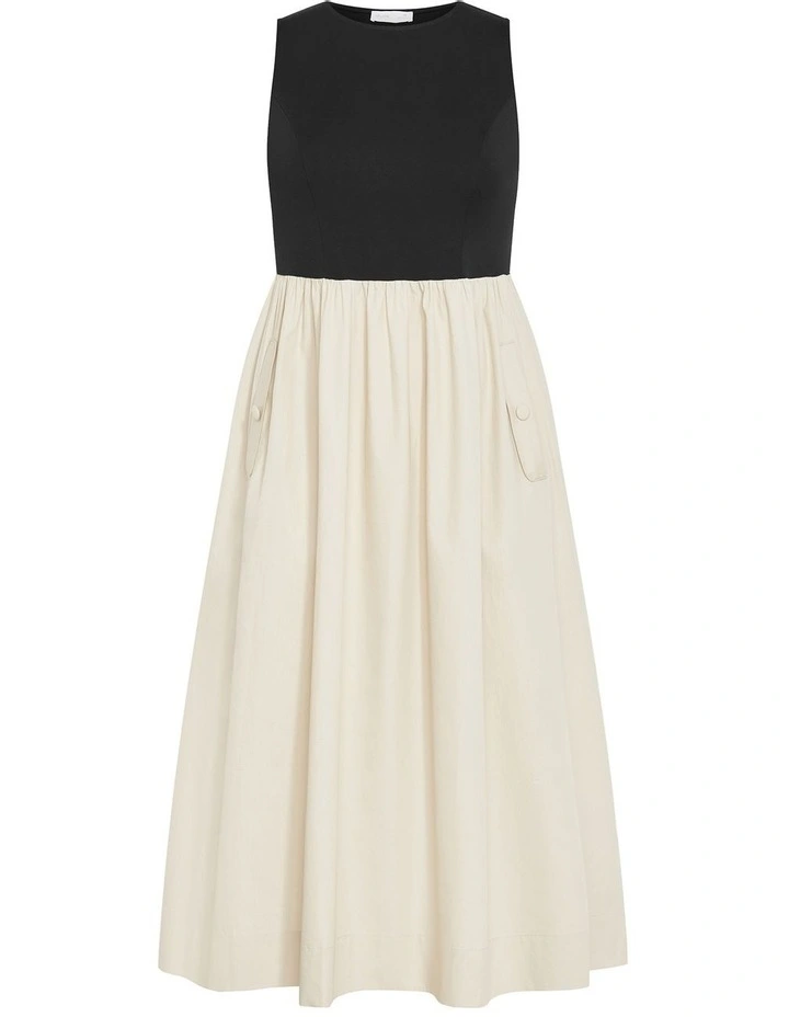 Wren Sleeveless Midi Dress in Multi image 4