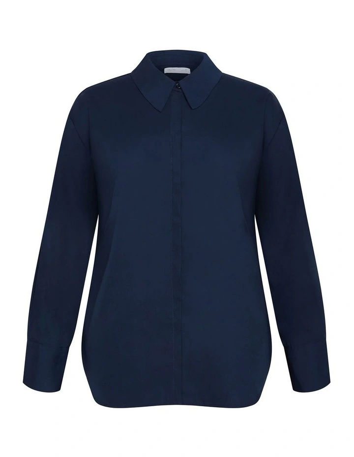 Elise Shirt in Navy image 3