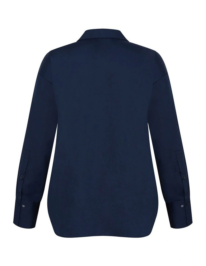 Elise Shirt in Navy image 4
