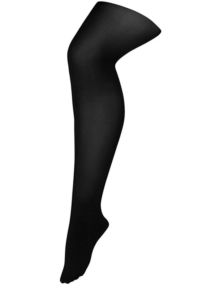 120D Opaque Tights in Black image 1