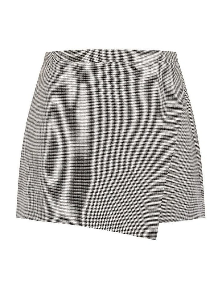 Hailey Check Skort in neutral print image 3