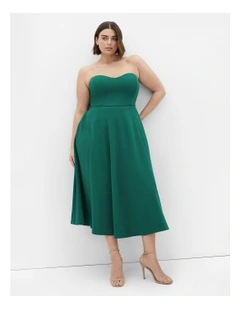 Sweet Flare A Line Dress in Sea Green