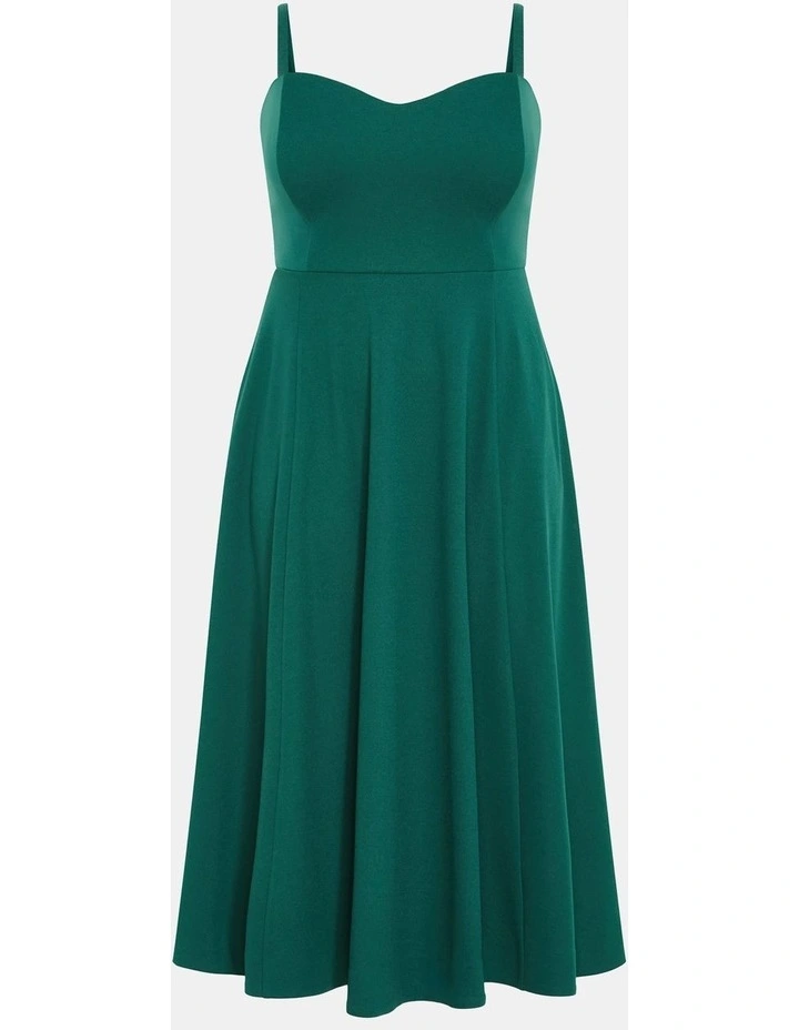 Sweet Flare A Line Dress in Sea Green image 6