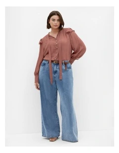 Selena Shirt in Roseberry