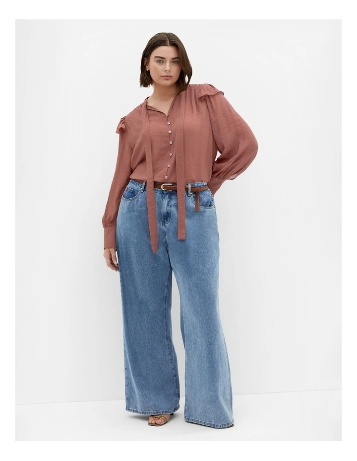 Selena Shirt in Roseberry image 1