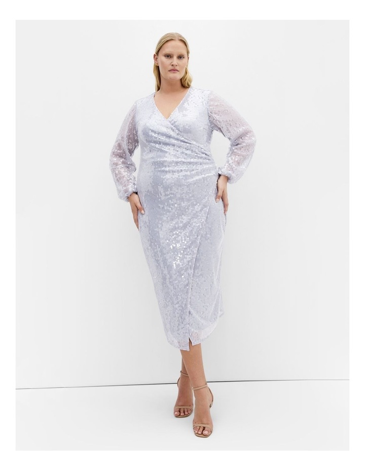 august sky women's sequin faux wrap midi dress August Sky Women's Midi Dress  Short Flounce Sleeve V-Neck Smocked Top  Elastic Waist Flowy Skirts One Piece RD2069 MD.Blue M : Clothing, Shoes &  Jewelry