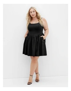 Sweet Mini Corset Dress in Black