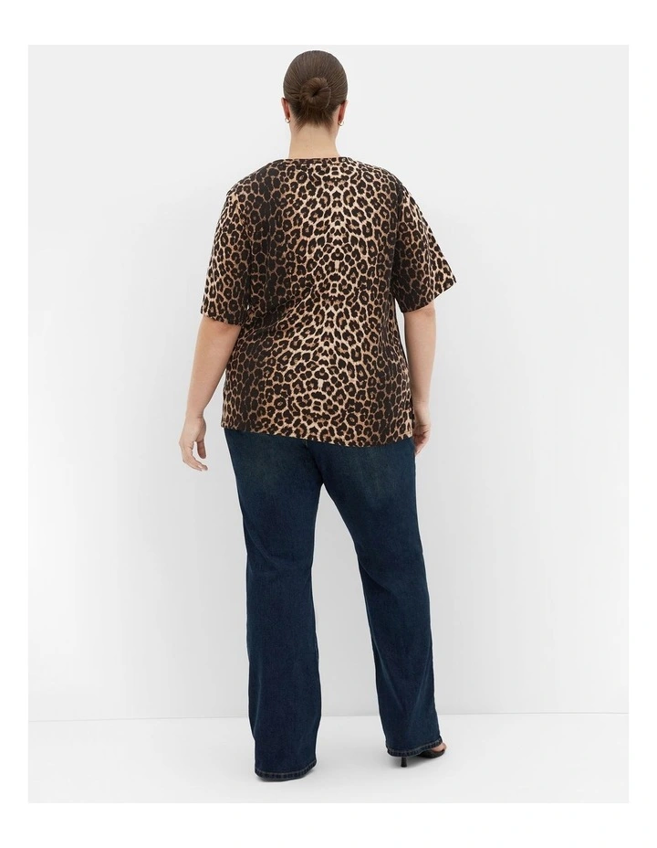 Cassie Tee in Brown image 2
