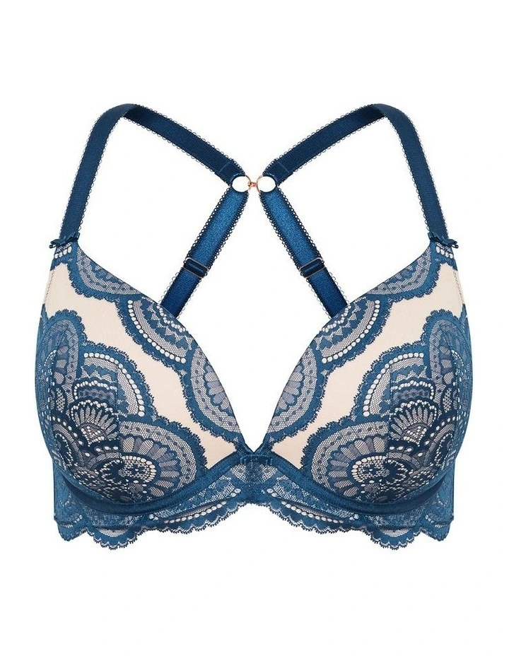 Ophelia Push Up Bra in Green image 5