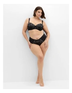 India Balconette Underwire Bra in black
