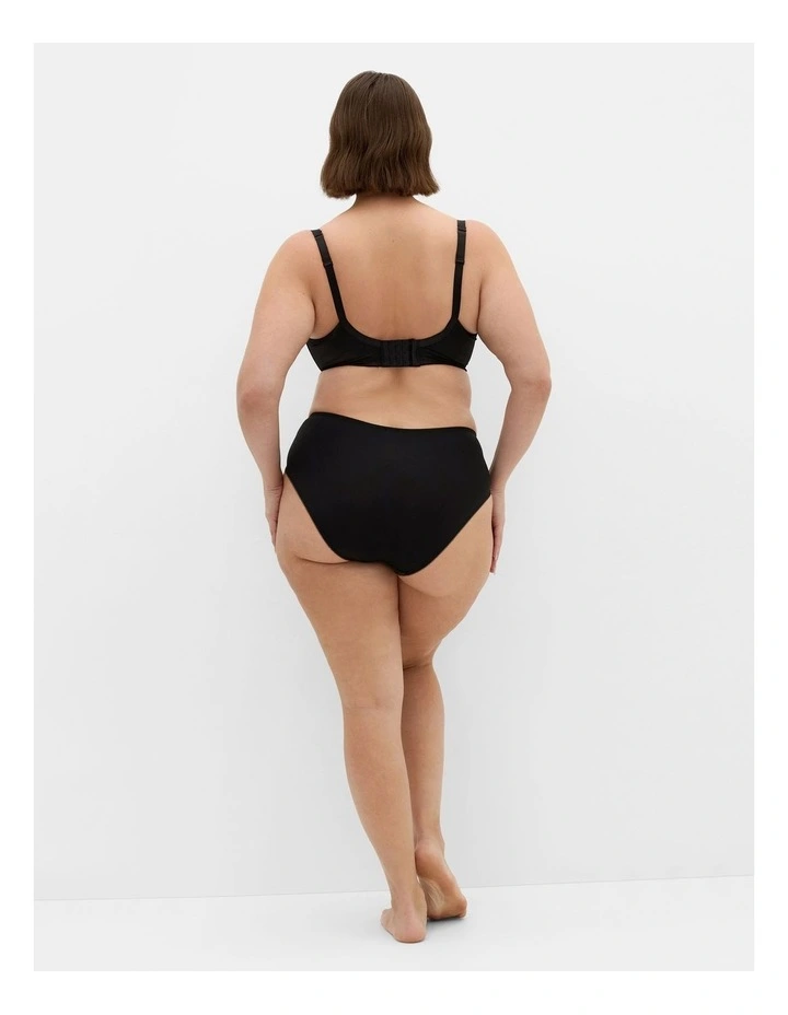 Fifi Dobby Spot Contour Bra in Black image 2