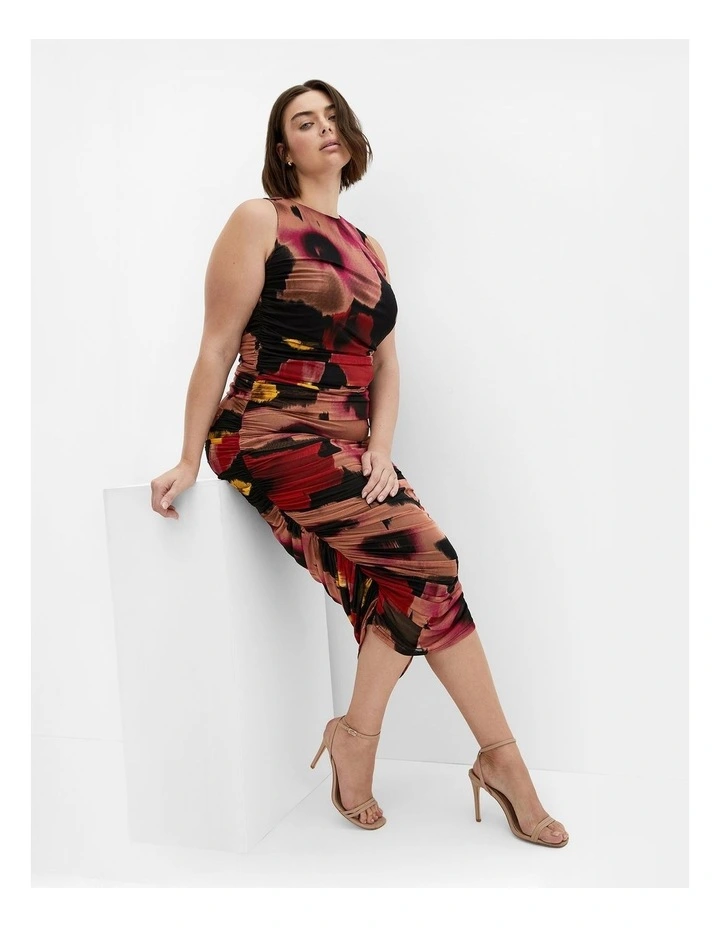 Livia Print Skirt in Multi image 1