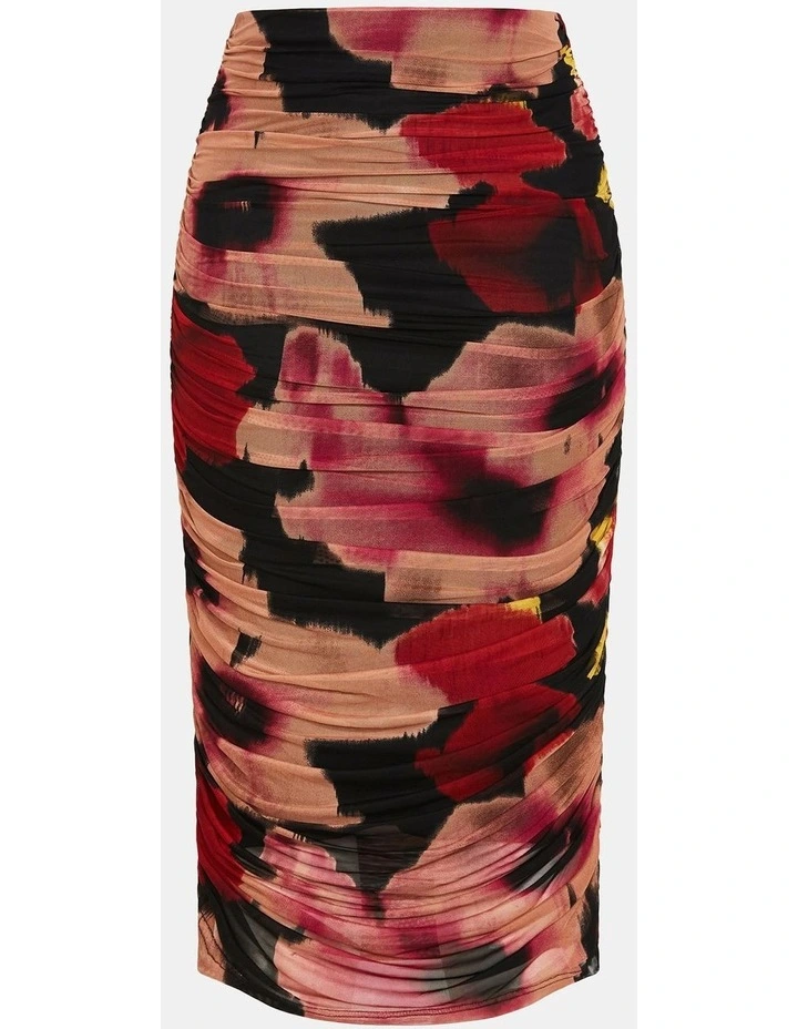 Livia Print Skirt in Multi image 3