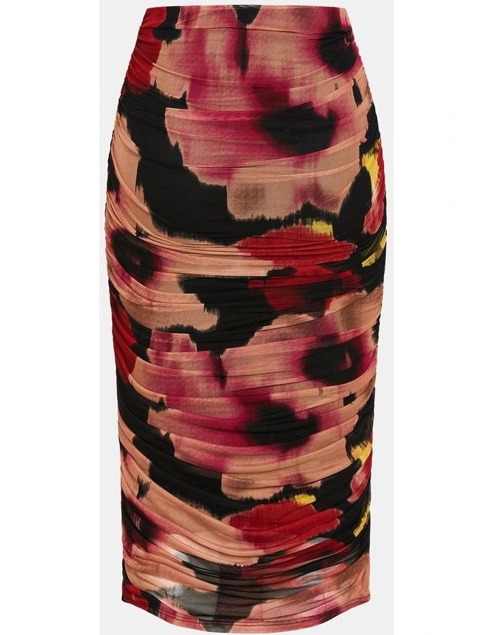 Livia Print Skirt in Multi image 4