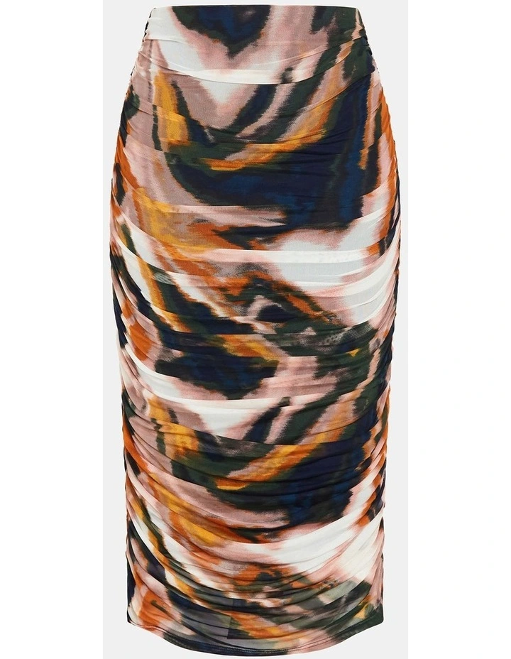Livia Print Skirt in Multi image 3